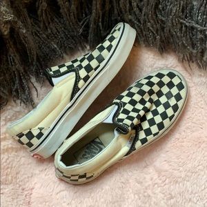 Black and White Checkered Vans